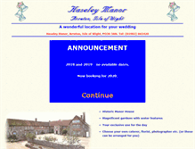 Tablet Screenshot of haseleymanor.com